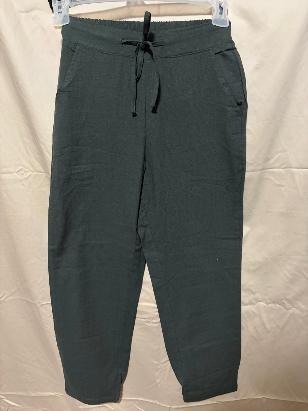Source Unknown Forest Green Drawstring Trousers